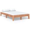vidaXL Massivholzbett Teak 120x200 cm