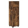 vidaXL Badezimmerschrank mit T&uuml;r Ger&auml;ucherte Eiche 30,5 x 30 x 101 cm