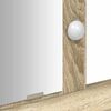 vidaXL Schminktisch mit Speicher Braun 100 x 41 x 140 cm Holzwerkstoff