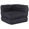 vidaXL Modulares Sofa 3 pcs Anthrazit Stoff