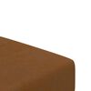 vidaXL Schlafsofa 2-Sitzer Braun Samt