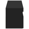 vidaXL TV-Schr&auml;nke LED-Leuchten 2 Stk. Schwarz 60x35x40cm