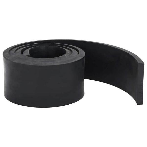 vidaXL Gummileiste f&uuml;r Schneepflug Schwarz 180x10x1 cm