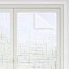 vidaXL Fensterfolien 2 Stk. Matt Sternen-Muster PVC