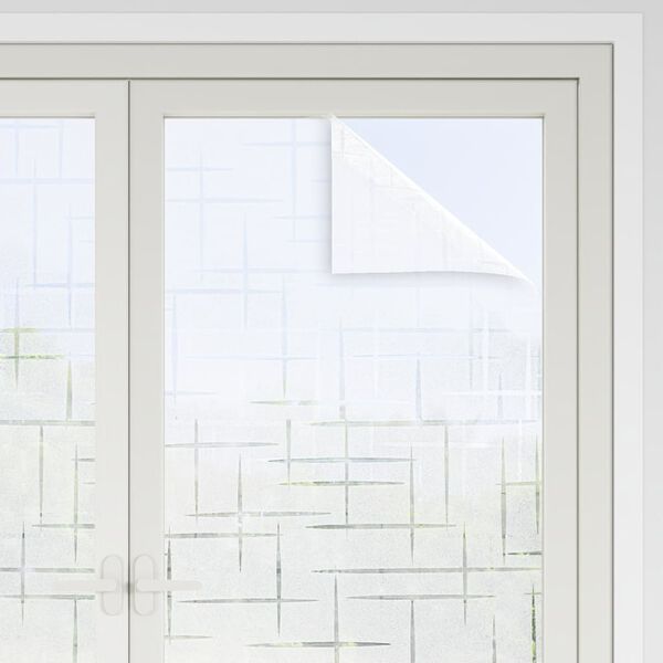 vidaXL Fensterfolien 2 Stk. Matt Sternen-Muster PVC