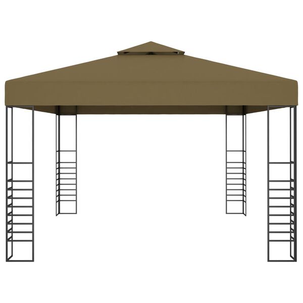 vidaXL Pavillon 3x4 m Taupe 180 g/m²