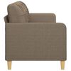 vidaXL 3-Sitzer-Sofa Taupe 180 cm Stoff