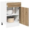 vidaXL Schubunterschrank Lyon Artisan-Eiche 50x46x81,5 cm Holzwerkstoff
