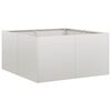 vidaXL Pflanzk&uuml;bel 80x80x40 cm Edelstahl