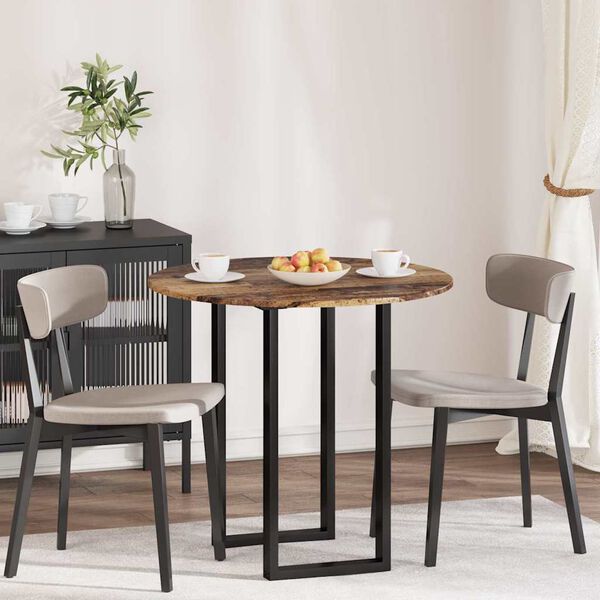 vidaXL Tischplatte Altholz 80 x 80 x 1,5 cm Holzwerkstoff