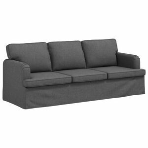 vidaXL Sofa Dunkelgrau 201 x 80 x 85 cm Stoff