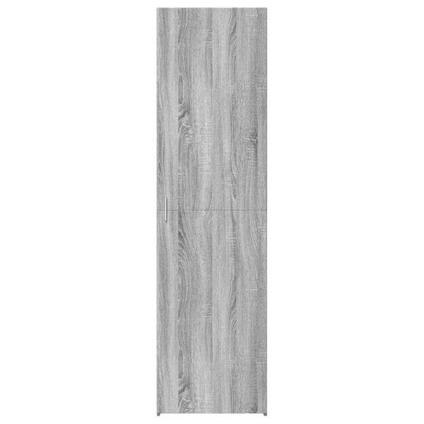 vidaXL Highboard Grau Sonoma 50x42,5x185 cm Holzwerkstoff