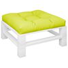 vidaXL Palettenkissen Knallgr&uuml;n 70x70x12 cm Stoff