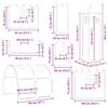vidaXL Etagenbett mit Rutsche und Gardinen Rosa 90x190 cm