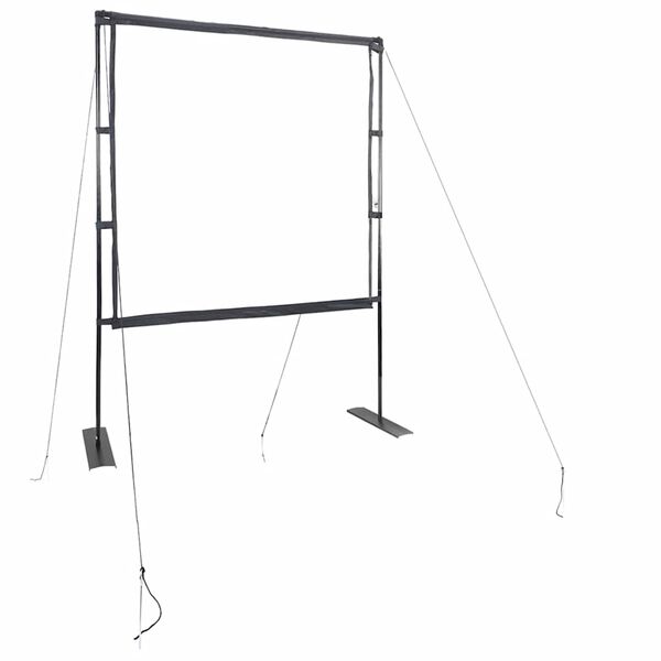 vidaXL Beamer Leinwand mit St&auml;nder 89 Zoll 1:1