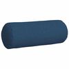 vidaXL Bolsterkissen 2 St&uuml;ck Blau &Oslash; 25 x 70 cm Stoff