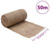 vidaXL Jutegewebe 0,25x50 m 100% Jute 200 g/m&sup2;