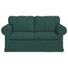 vidaXL Sofa 120cm Dunkelgr&uuml;n Metall