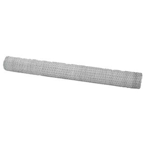 vidaXL Hexagonzaun Silber 1,5 x 50 m Verzinkter Stahl