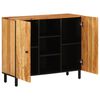 vidaXL Beistellschrank 90x33x75 cm Massivholz Akazie