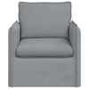 vidaXL Sofa Hellgrau Gesamtabmessungen: 75 x 82 x 85 cm (B x T x H)