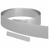 vidaXL Raseneinfassung 450 x 15 cm Verzinkter Stahl Silber