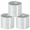 vidaXL Spiegel-Mosaikfliese Geometrisch 3 stk. Silber 100 x 4 cm Glas