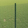 vidaXL Zaun mit Pfosten Gr&uuml;n 1 x 25 m Stahl