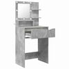 vidaXL Schlafzimmer-Frisiertische Beton Grau 80 x 39,6 x 135 cm