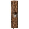 vidaXL Badezimmerschrank-Set TULUM Ger&auml;ucherte Eiche Holzwerkstoff