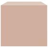 vidaXL Couchtisch Rosa 67x50x44 cm Stahl