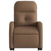 vidaXL Relaxsessel mit Aufstehhilfe Braun Stoff