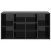 vidaXL Schuhbank Hochglanz-Schwarz 103x30x55 cm Holzwerkstoff