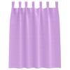 vidaXL Verdunkelungs-Vorh&auml;nge mit Ringen 2 pcs Lila 140 x 140 cm