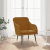 vidaXL Sessel Braun 63x76x80 cm Samt