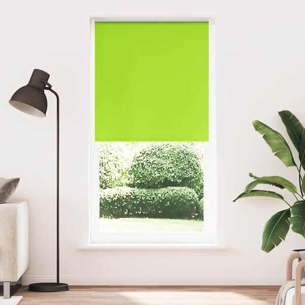 vidaXL Verdunkelungsrollo Gr&uuml;n 90x210 cm Stoffbreite 85,7 cm Polyester