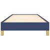 vidaXL Bettgestell ohne Matratze Blau 90x190 cm Stoff
