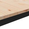 vidaXL Couchtisch Natur 50 x 50 x 36 cm Massives Kiefernholz