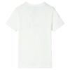 Kinder-T-Shirt Ecru 140