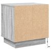 vidaXL Nachttisch Grau 44 x 34,5 x 45 cm Holzwerkstoff