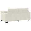 vidaXL Zweisitzer-Sofa Creme 140 cm Samt