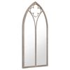 vidaXL Gartenspiegel Sand 70x30 cm Eisen