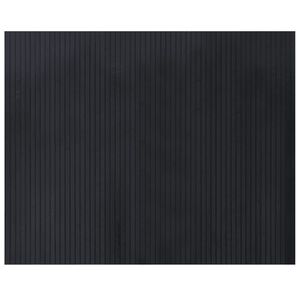vidaXL Teppich Rechteckig Schwarz 80x100 cm Bambus