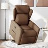 vidaXL Relaxsessel mit Aufstehhilfe Braun Stoff