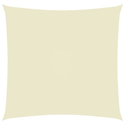 vidaXL Sonnensegel Oxford-Gewebe Quadratisch 4,5x4,5 m Creme