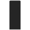 vidaXL Schuhschrank mit 2 Klappen Schwarz 60x42x108 cm