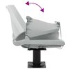 vidaXL Bootssitz mit Podest 360&deg; Drehbar