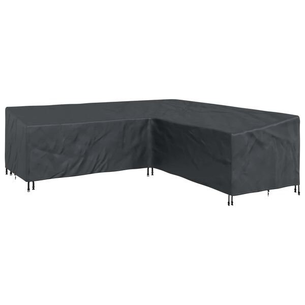 vidaXL M&ouml;belbezug Schwarz 255 x 255 x 80 cm 210D Oxford Stoff