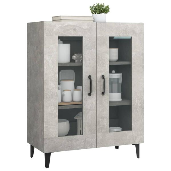 vidaXL Sideboard Betongrau 69,5x34x90 cm Holzwerkstoff
