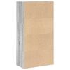 vidaXL B&uuml;cherregal Grau Sonoma 60x30x114 cm Holzwerkstoff